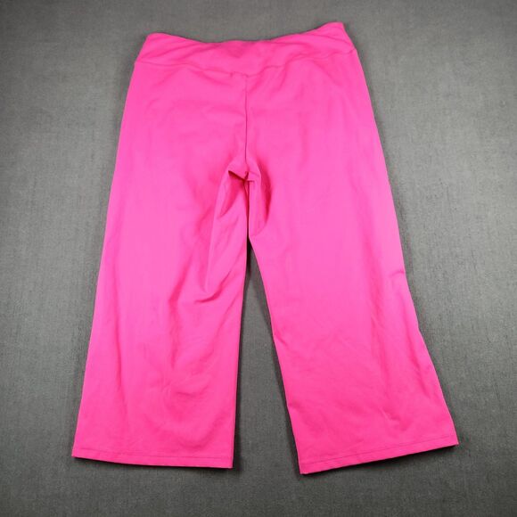 G4Free Women's Stretchy Pink Cropped Pants Size XXL - Picture 2 of 9